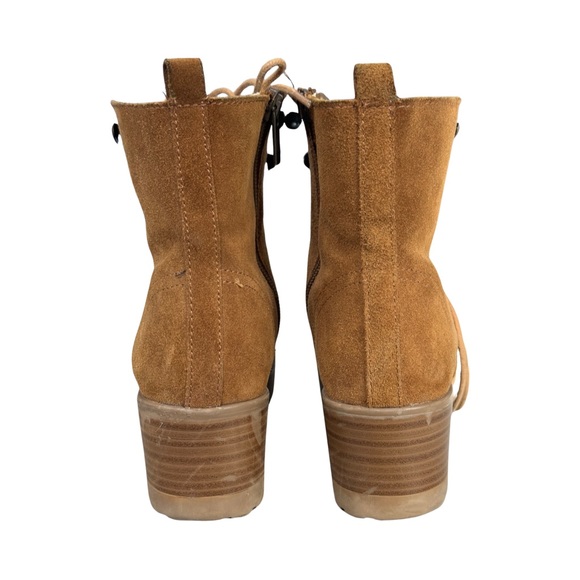 Anne Klein Abbott Combat Boot - leather - lug soles - size 7.5 - Picture 3 of 9